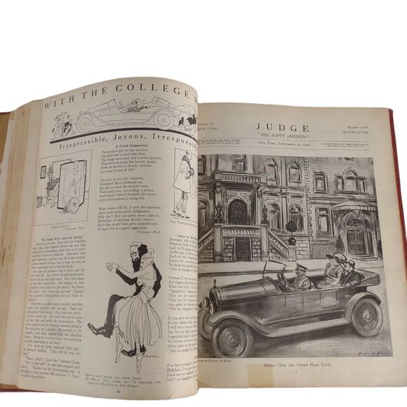 Antique Judge Annual Captain Kid Book circa 1920 Illustrations Comics Humor Ads+ - Picture 7 of 8